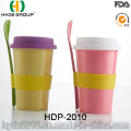 Taza de café de fibra de bambú portátil del nuevo estilo 2016 (HDP-2010)